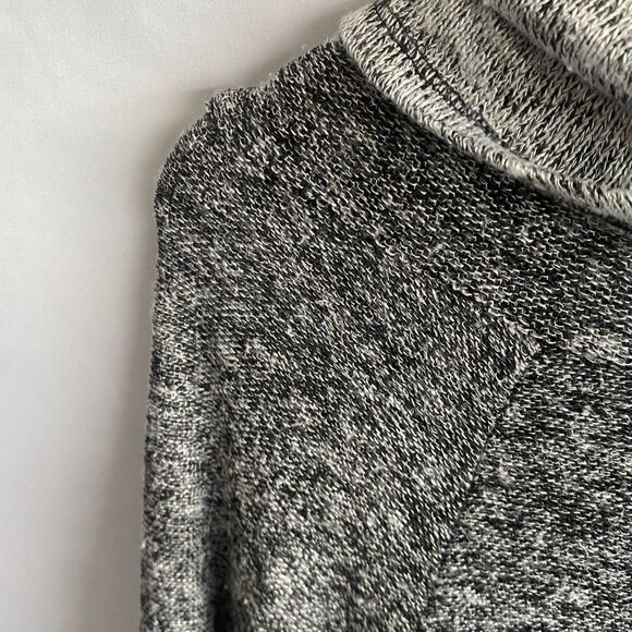 Women's Alya Grey Cowlneck Sweater - Picture 12 of 14